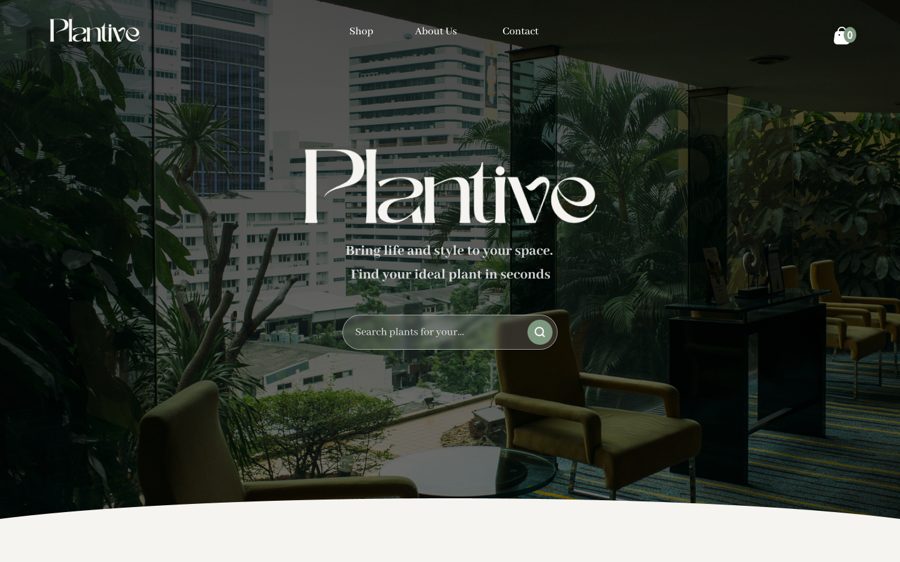 Plantive brand identity